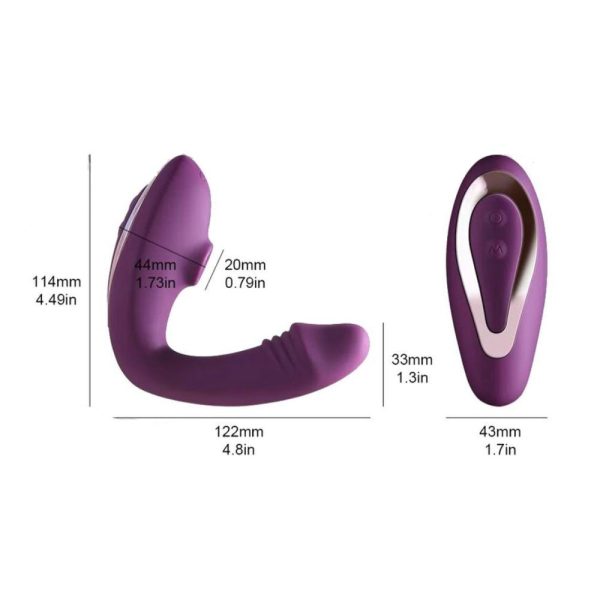 Kiss Me Baby, G-spot and Clitoral vibrator, purple - Lovely - Image 2