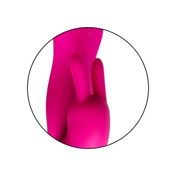 Rabbit Vibrator, G-spot and Clitoral vibrator, pink - Lovely - Image 2