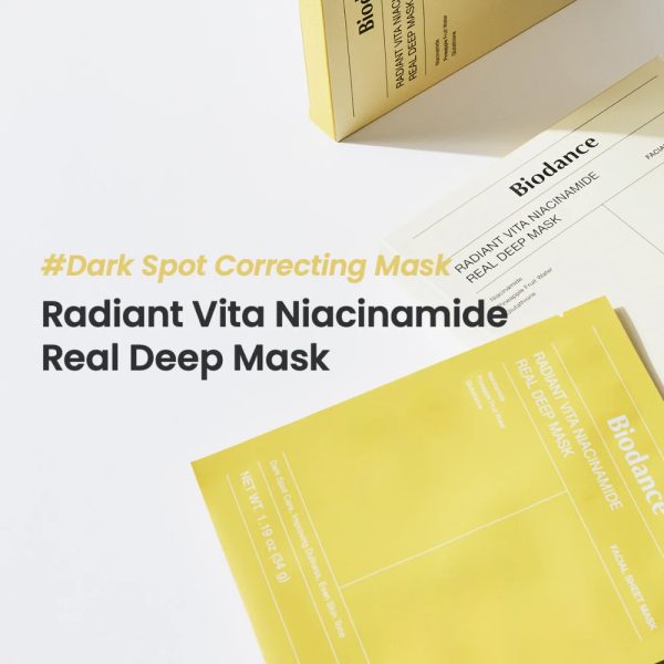Radiant Vita Niacinamide Real Deep Mask, 34g - Biodance - Image 9