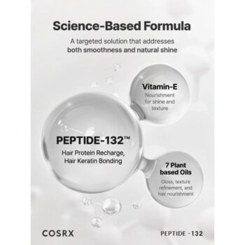 PEPTIDE-132 Ultra Perfect Hair Bonding Oil Serum, 28ml - COSRX - Image 3