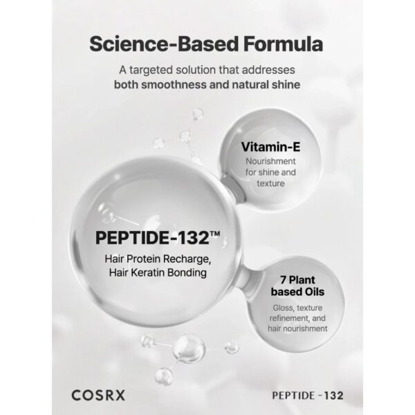 PEPTIDE-132 Ultra Perfect Hair Bonding Oil Serum, 28ml - COSRX - Image 3